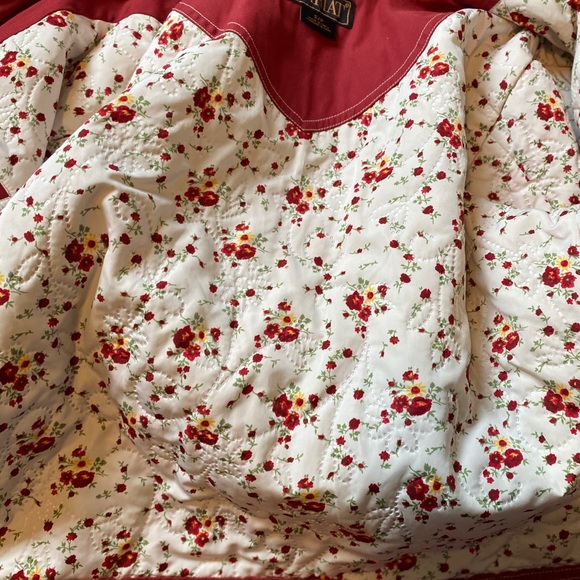 Ariat Women’s Red Zip-up Jacket Size Small - Picture 11 of 16